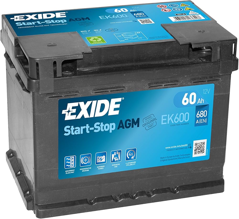 EXIDE 12V 60 Ah